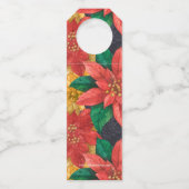 金ゴールドメリークリスマスフローラ ボトルネックタグ (裏面)