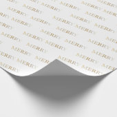 金ゴールドメリークリスマスホリデーラッピング紙 ラッピングペーパー (角)