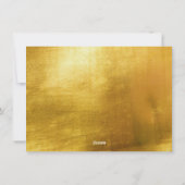 金ゴールドメリークリスマス5つの写真ホリデーフォト シーズンカード (裏面)