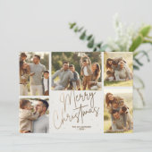 金ゴールドメリークリスマス5枚 シーズンカード (スタンド正面)