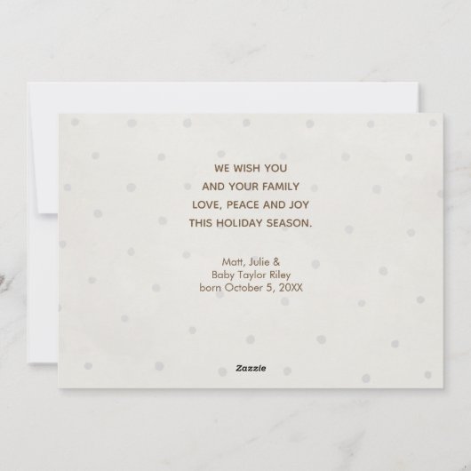 金ゴールドメリークリスマス5枚 シーズンカード (裏面)