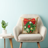 金ゴールドメリークリスマス クッション (椅子)