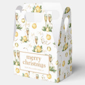 金ゴールドメリークリスマス フェイバーボックス (オープン)