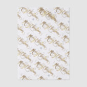 金ゴールドメリークリスマス 薄葉紙 (正面)