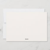 金ゴールドメリーグリッター結婚した シーズンカード (裏面)