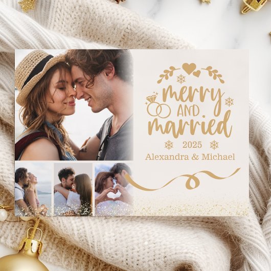 金ゴールドメリーグリッター結婚した シーズンカード