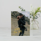 金ゴールドメリードット実在 箔シーズンポストカード (立ち正面)