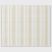 金ゴールドメリーホリデークリスマスラッピング紙 ラッピングペーパー (フラット)