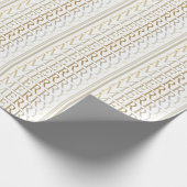 金ゴールドメリーホリデークリスマスラッピング紙 ラッピングペーパー (角)