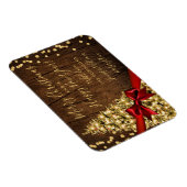 金ゴールドメリー素朴クリスマスノンフォトグリッター マグネット (右側)