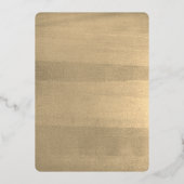 金ゴールドメープルリーフサンクスギビングディナー 箔招待状 (裏面)