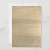 金ゴールドメープルリーフホワイト結婚式招待状 招待状 (裏面)