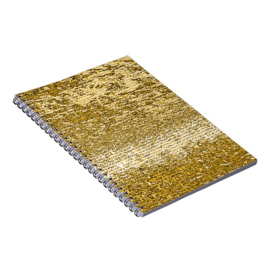 金ゴールドモザイク模様 ノートブック (右側)