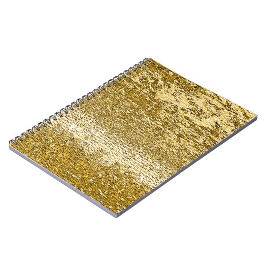 金ゴールドモザイク模様 ノートブック (左側)