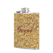 金ゴールドモザイク フラスク (左)