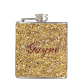 金ゴールドモザイク フラスク (正面)