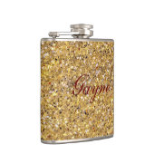 金ゴールドモザイク フラスク (右)