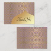 金ゴールドモスクサンキューカード ノートカード (正面/裏面)