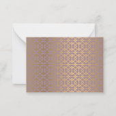 金ゴールドモスクサンキューカード ノートカード (裏面)