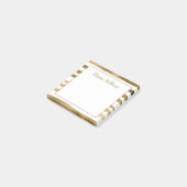 金ゴールドモストライプノグラム名 ポストイット (アングル)