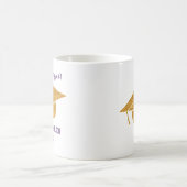 金ゴールドモダンが卒業式に向かう コーヒーマグカップ (中央)