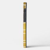 金ゴールドモダンとモノグラムのケースメイトiPhoneケース Case-Mate iPhoneケース (裏面 / 左)