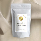 金ゴールドモダンアーチラックスロゴ防水製品ラベル フードラベル