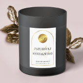 金ゴールドモダンアーチラックスロゴ防水製品ラベル フードラベル