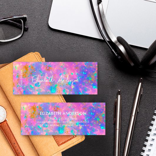 金ゴールドモダンオパール大学院生卒業 コーリングカード