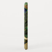 金ゴールドモダンオーナメント孔雀フェザー Case-Mate iPhoneケース (裏面/右)