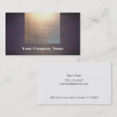 金ゴールドモダングローとウッドルック名刺 名刺 (正面/裏面)