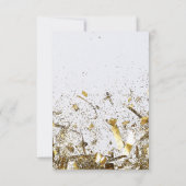 金ゴールドモダンサプライズ退職パーティー2025 サンキューカード (裏面)