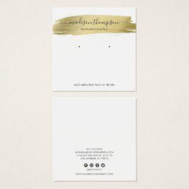 金ゴールドモダンシック・イヤリング・ディスプレイ