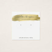 金ゴールドモダンシック・イヤリング・ディスプレイ (正面)