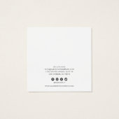 金ゴールドモダンシック・イヤリング・ディスプレイ (裏面)