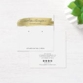 金ゴールドモダンシック・イヤリング・ディスプレイ (デスク)