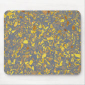金ゴールドモダンテラゾパターン マウスパッド (正面)