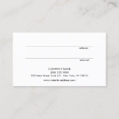 金ゴールドモダンハート顧客紹介カード 紹介カード (裏面)