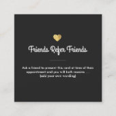 金ゴールドモダンハート顧客紹介広場 紹介カード (正面)