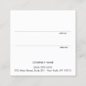 金ゴールドモダンハート顧客紹介広場 紹介カード (裏面)