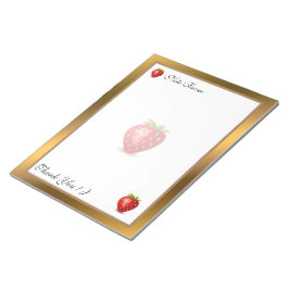 金ゴールドモダンフルーツテキストの追加 ノートパッド