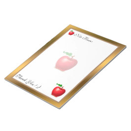 金ゴールドモダンフルーツテキストの追加 ノートパッド