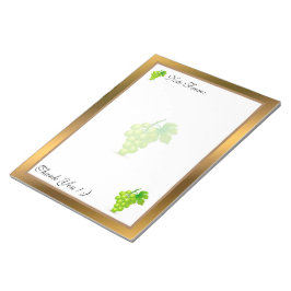 金ゴールドモダンフルーツテキストの追加 ノートパッド