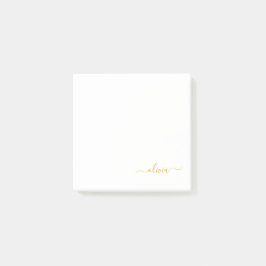 金ゴールドモダンホワイトスガーリークリプト名 ポストイット