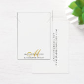 金ゴールドモダンホワイトモノグラムのジュエリーネックレス (デスク)