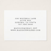 金ゴールドモダンホワイトモノグラムのジュエリーネックレス (裏面)