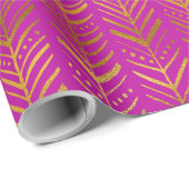 金ゴールドモダンボー ラッピングペーパー (ロールコーナー)