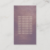 金ゴールドモダンモノグラム三角形ロゴ 名刺 (裏面)