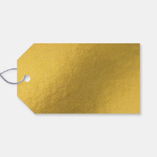 金ゴールドモダンモンステラ熱帯離れプロフェッショナル ギフトタグ (裏面横)