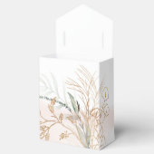 金ゴールドモダンユーカリ抽象芸術緑ファンキー草 フェイバーボックス (オープン)